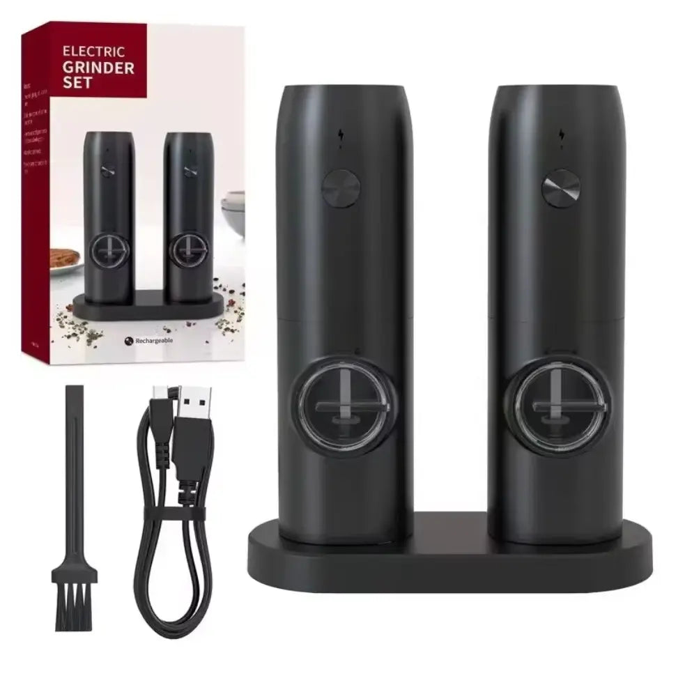 Electric Salt & Pepper Grinder Set β Premium Kitchen Upgrade