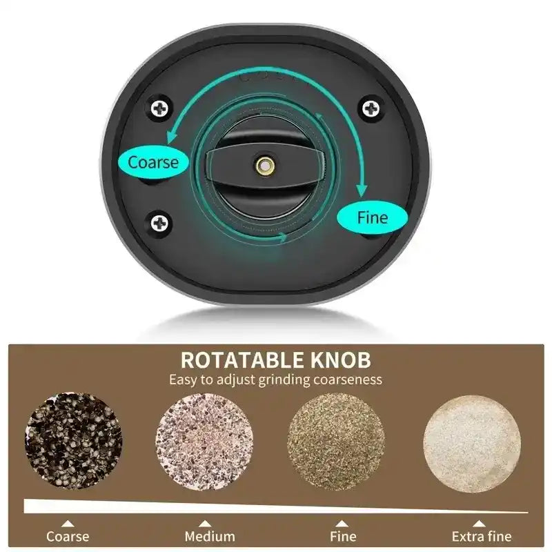 Electric Salt & Pepper Grinder Set – Premium Kitchen Upgrade