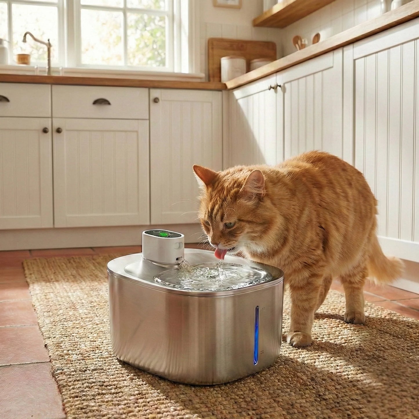 Stainless Steel Cat Water Fountain